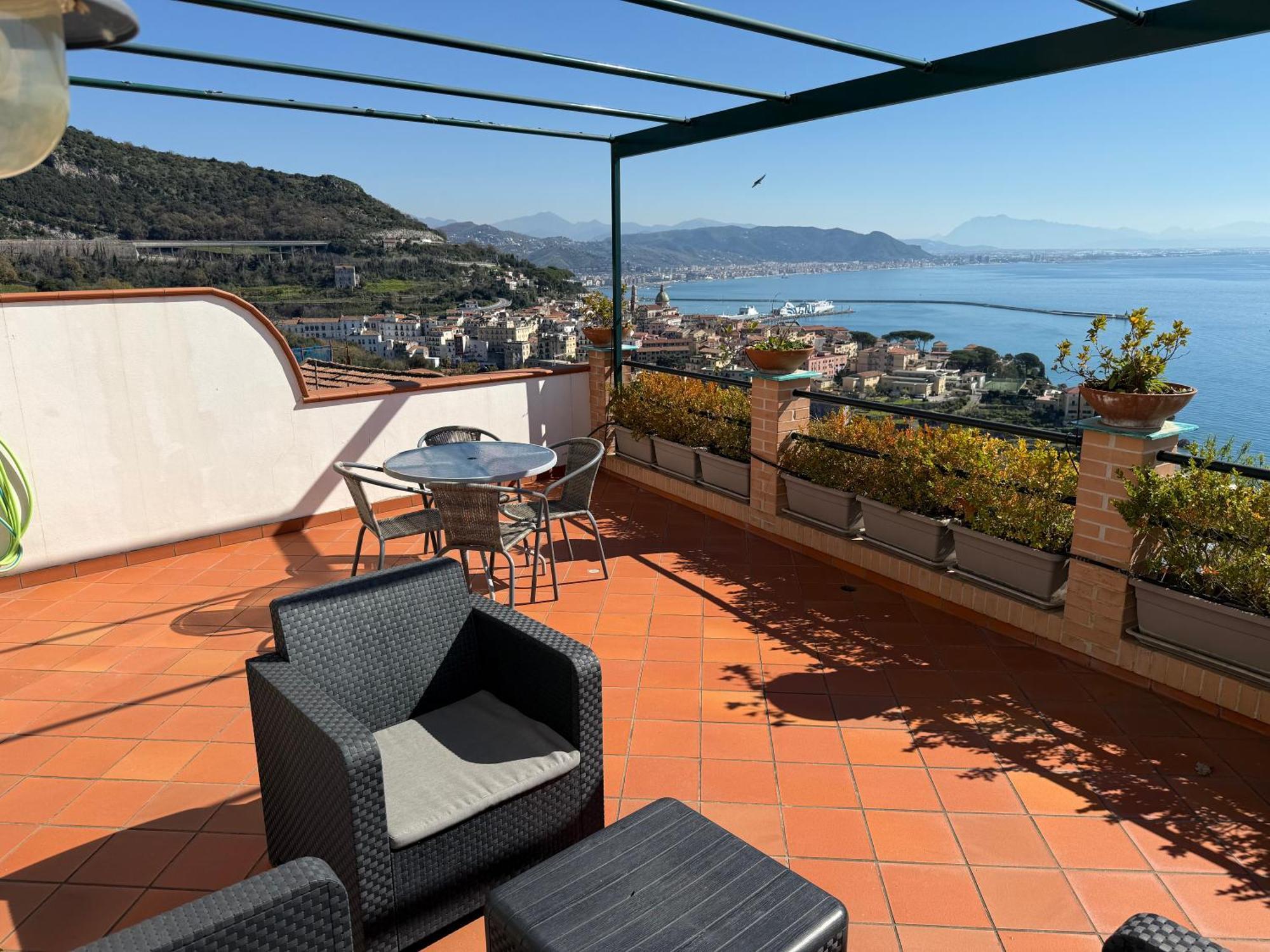 Вілла Casa Gabriella - Amalfi Coast - Free Parking - Full Sea View В'єтрі Екстер'єр фото