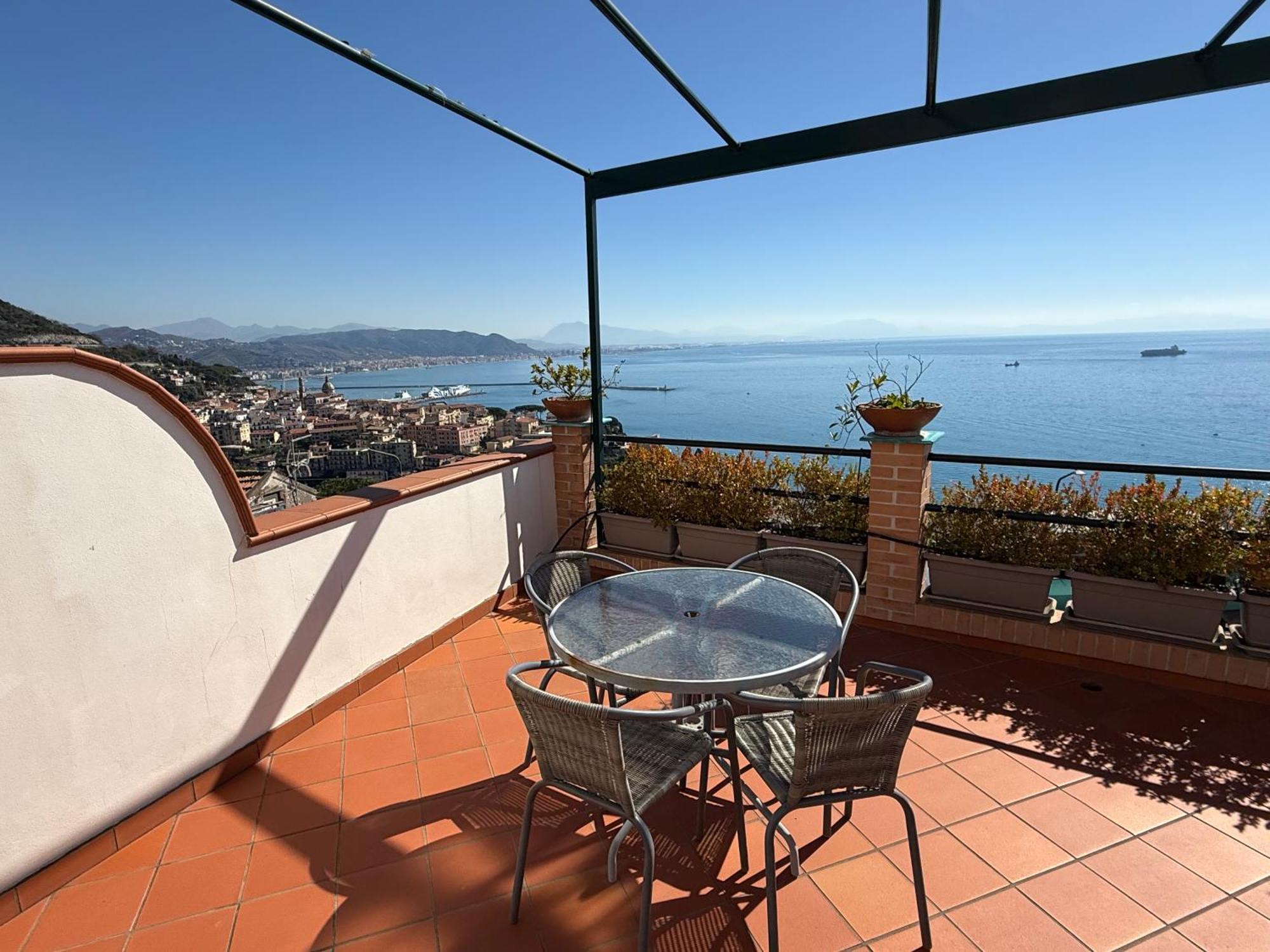 Вілла Casa Gabriella - Amalfi Coast - Free Parking - Full Sea View В'єтрі Екстер'єр фото